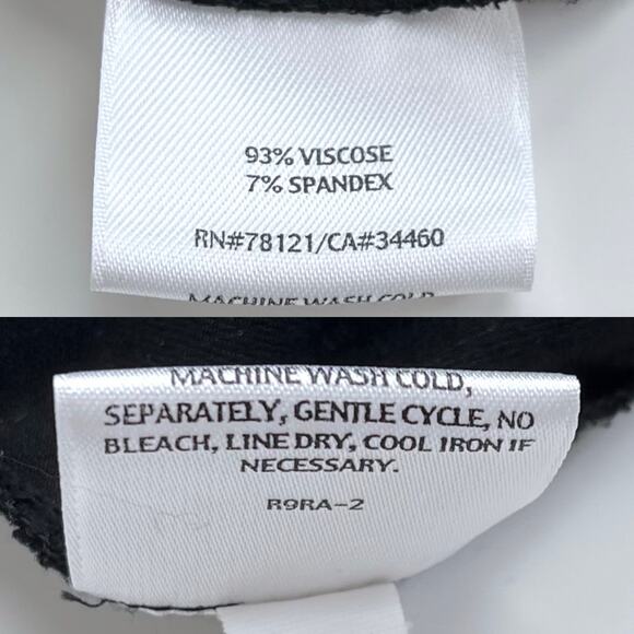 Eileen Fisher Black Open Front Cardigan Small Neutral Minimalist Layering Career - Picture 6 of 8